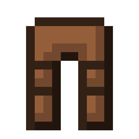Minecraft кожаные штаны