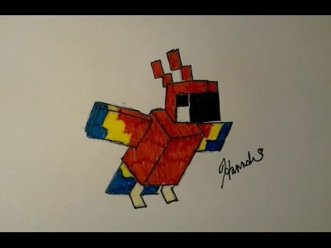 Рисунки животных из МАЙНКРАФТА по