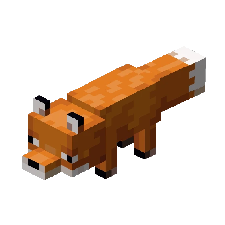 Minecraft лиса
