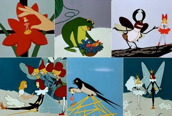 Дюймовочка мультик 1964