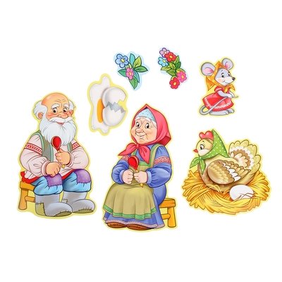 Герои сказки Курочка Ряба