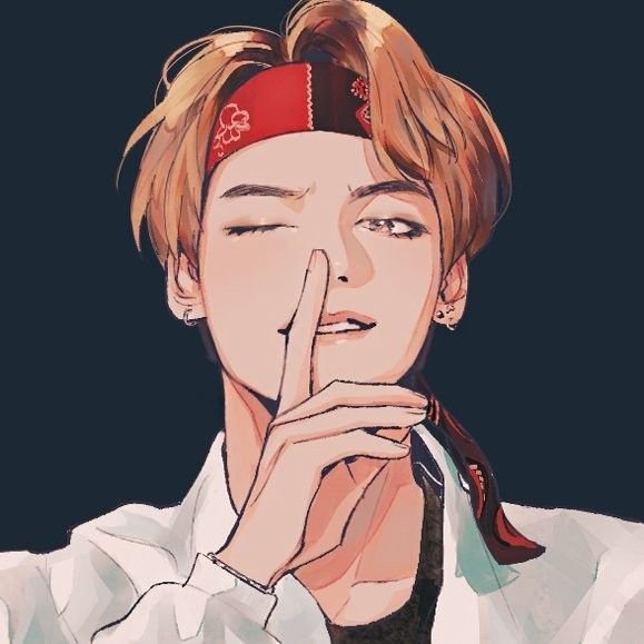 BTS мультяшные Тэхен