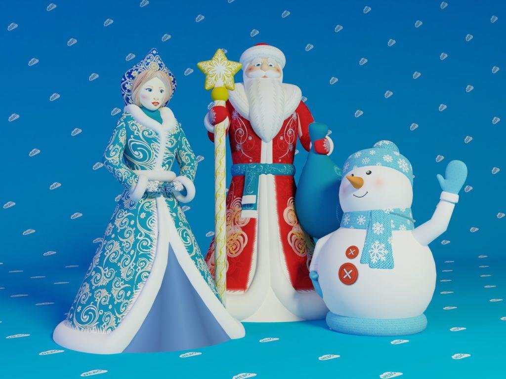 Снег снеговик снегурочка. Дед Мороз и Снегурочка и Снеговик и елка. Фигурки Деда Мороза и Снегурочки. Дед Мороз и Снегурочка. Фигуры Деда Мороза и Снегурочки.