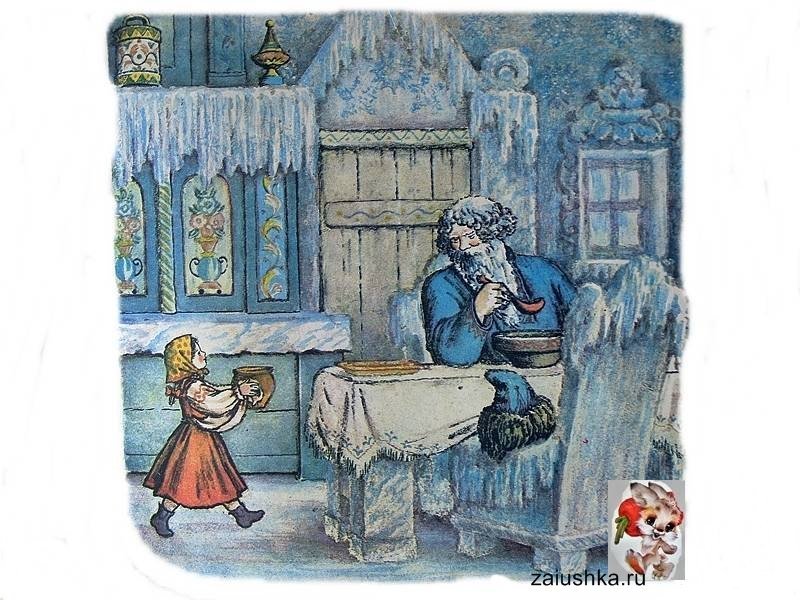 Где найти рисунки к сказке Мороз Иванович карандашом?