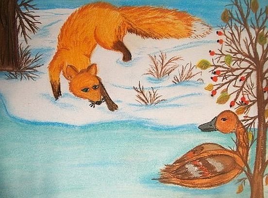 Бианки хитрый Лис и умная уточка