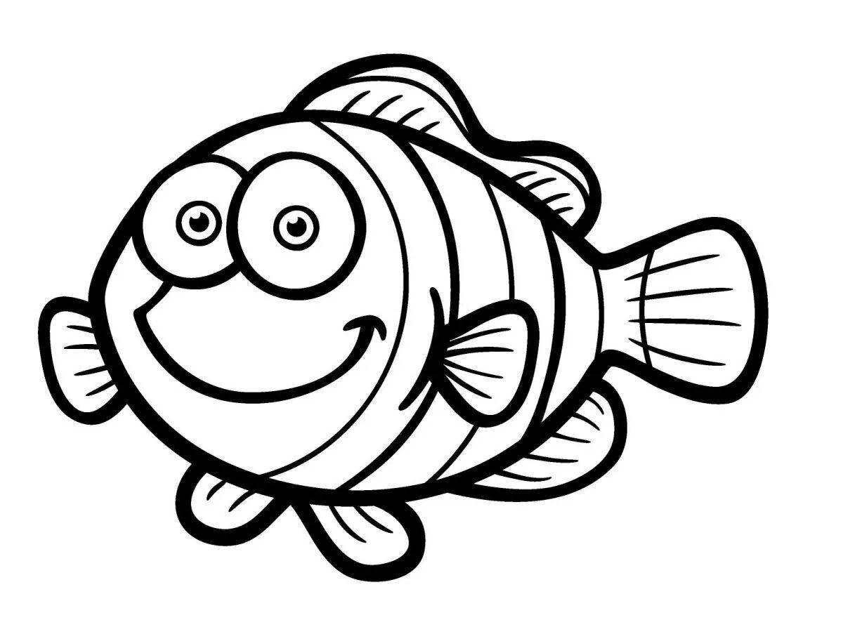Раскраски рыбки для детей 3 4 лет. Раскраски рыбы рыба клоун. Рыба клоун раскраска для детей. HS,F Kjey hfcrhfcrf. Рыба клоун рисунок.