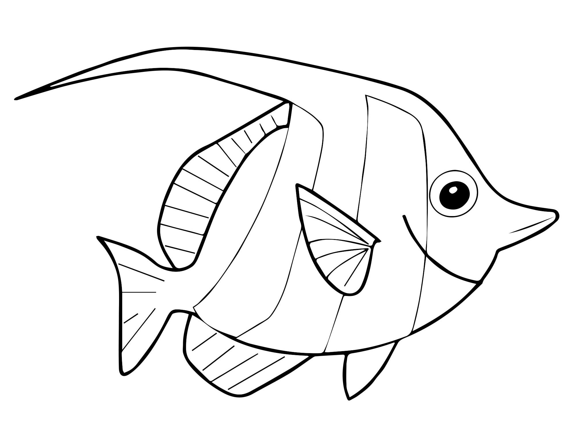 Раскраски Рыбы - Страница 2
