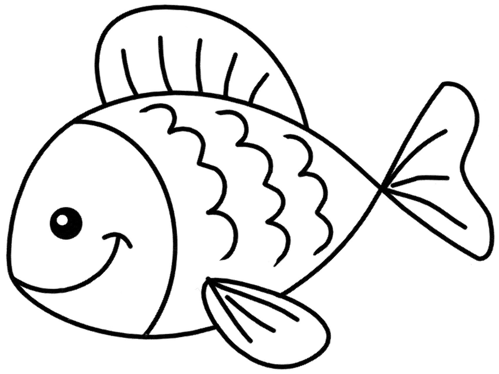Раскраски рыба (42 фото)