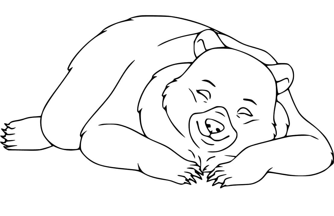 Спящий медведь рисунок - 47 фото ★ витамин-п-байкальский.рф