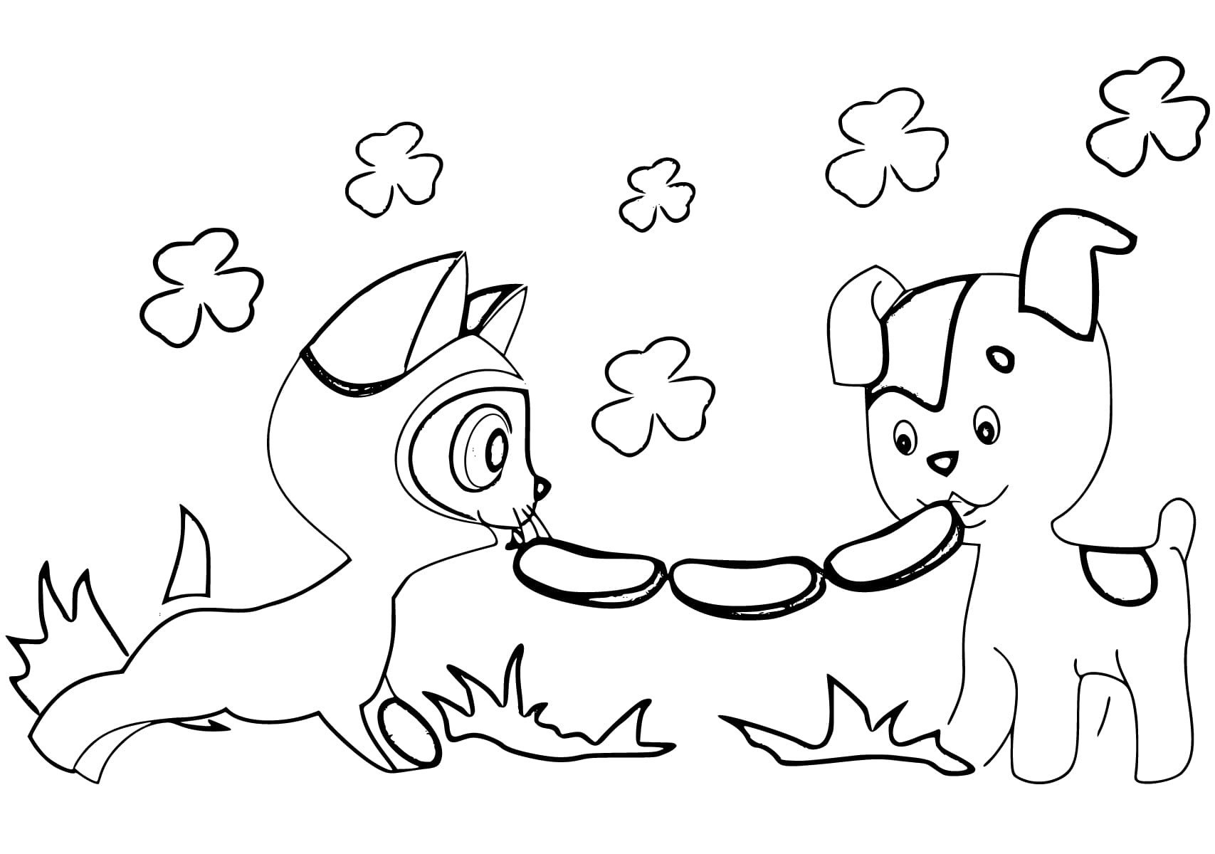 Набор для творчества Лапландия Холст раскраска котенок и щенок 21/31 см | купить, цена, отзывы