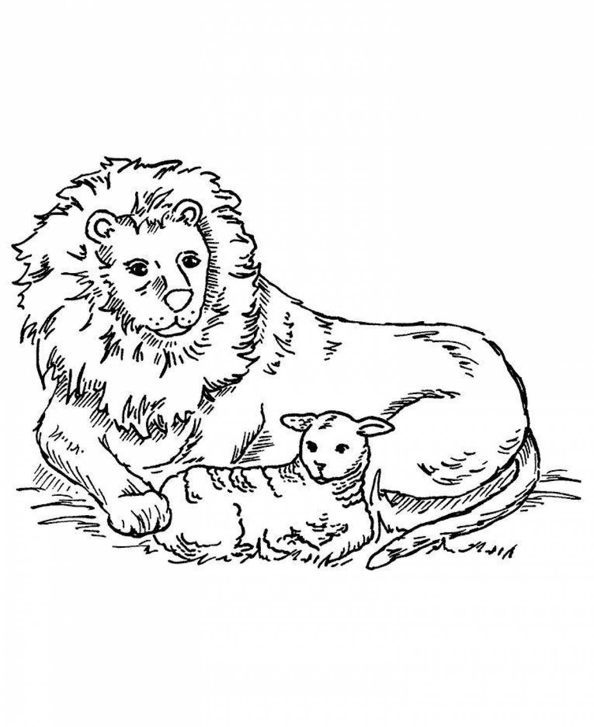 Рисунки лев и собачка (34 фото)