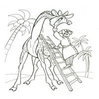 Корней Чуковский Айболит раскраска