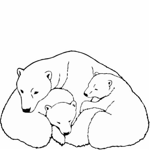 Медведица с медвежатами