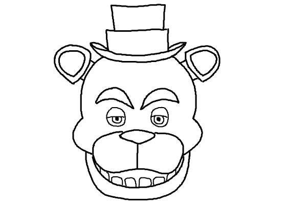 FNAF маска фредираскраска