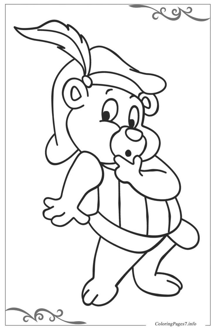 Раскраски из мультфильма Мишки Гамми (Gummi Bears) скачать