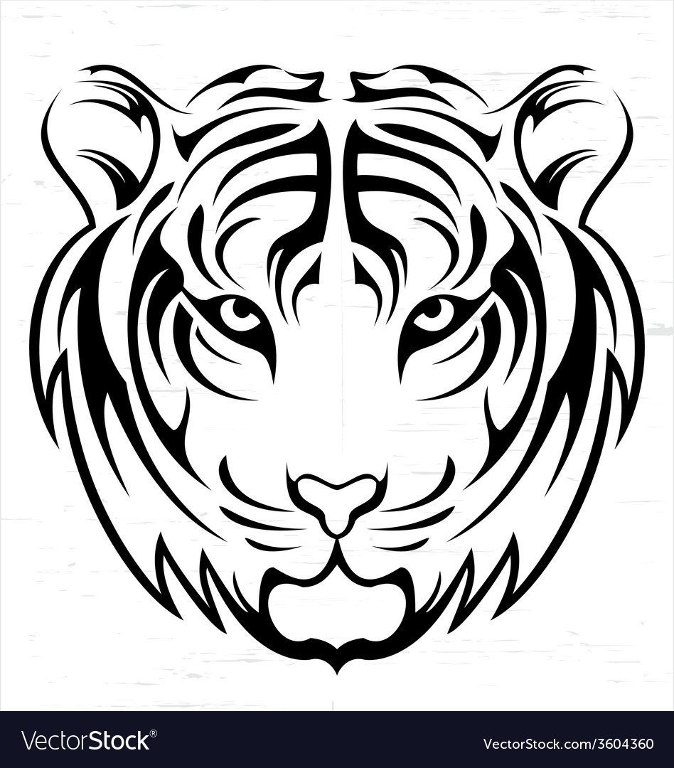 Раскраски Тигр - для печати