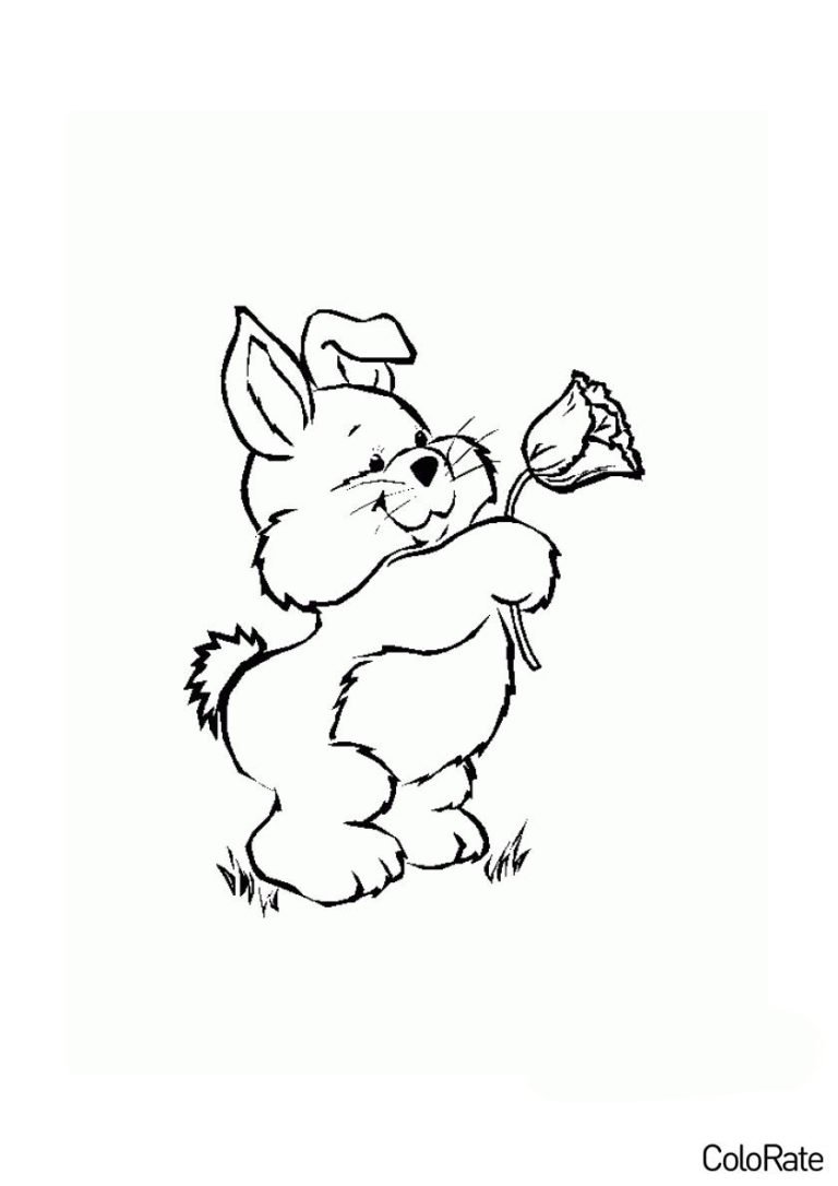 Изображения по запросу Раскраска кролик