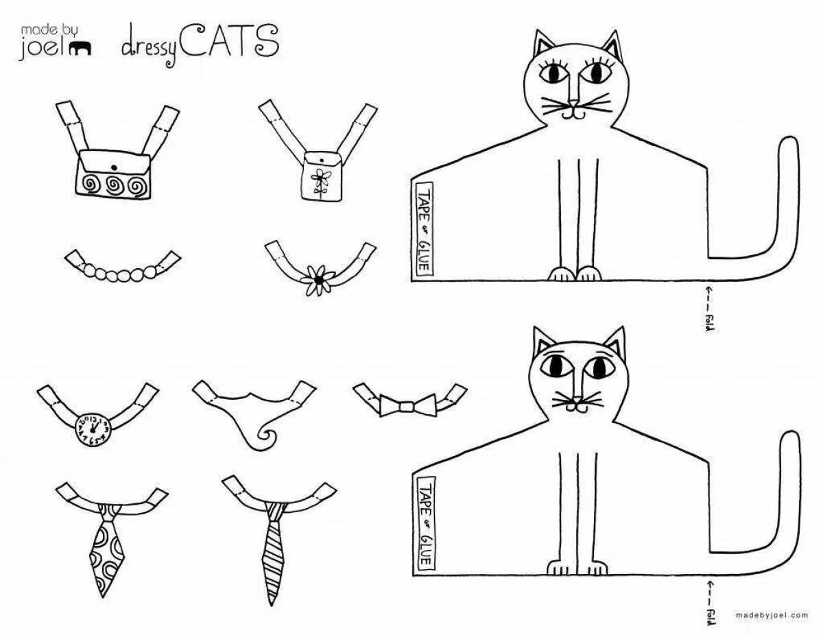 Котёнок из бумаги своими руками. Моделирование из бумаги — кошки и коты.