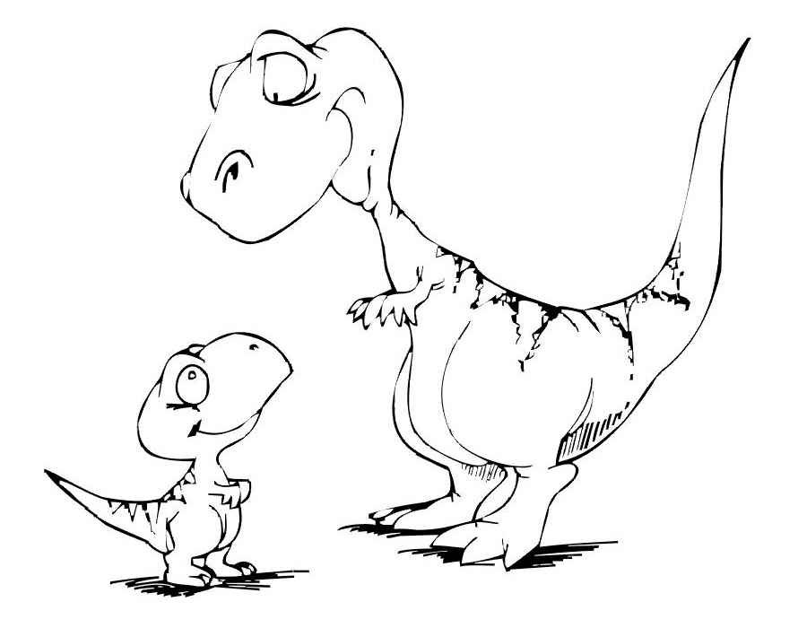 Раскраска по номерам Проф-Пресс Малышам Динозаврики