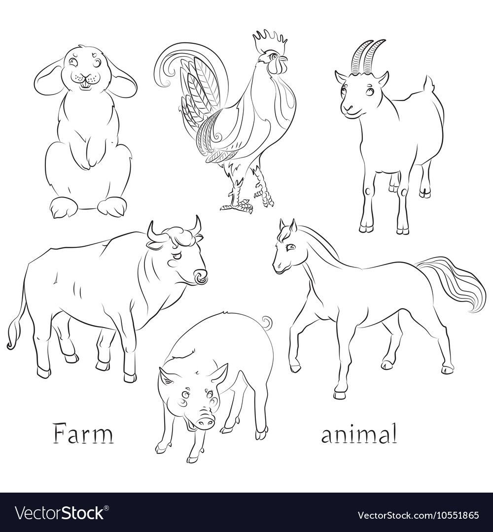 Раскраска Корова и теленок, скачать и распечатать раскраску раздела Животные и их детеныши
