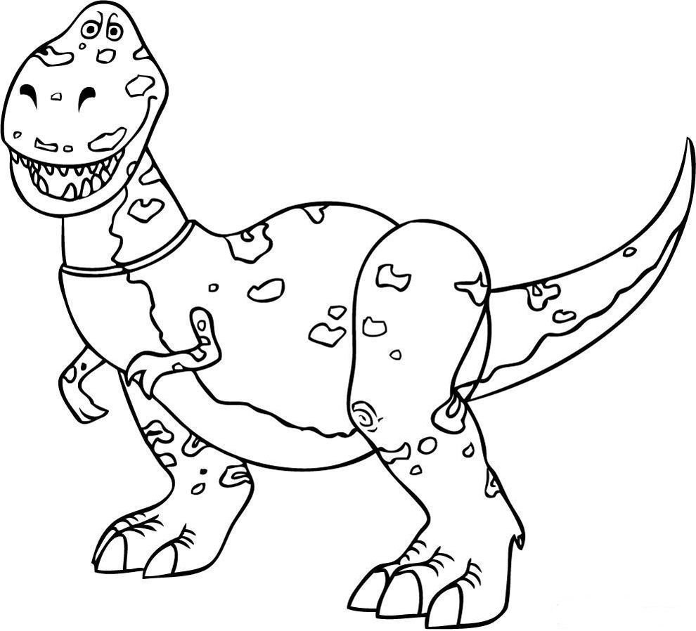 Раскраски Динозавры распечатать на А4
