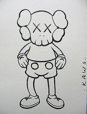 KAWS рисунок