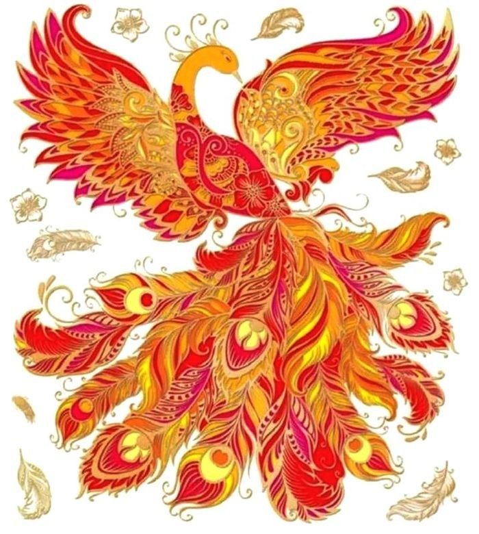 Раскраски жар птица из сказки (49 фото) » Картинки, раскраски и трафареты  для всех - Klev.CLUB