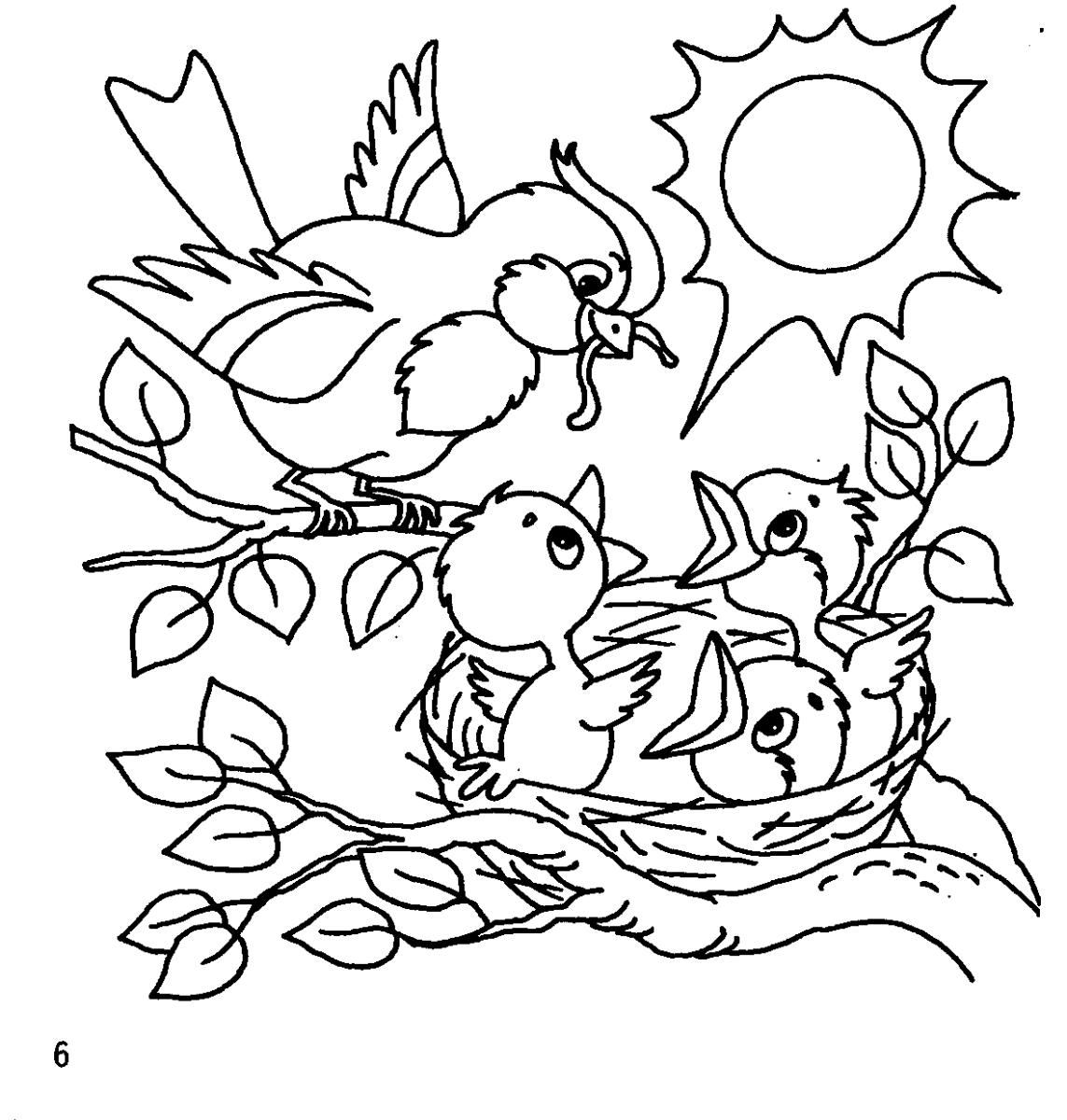 День птиц раскраски для детей. Птичка раскраска. Раскраска птичка в гнезде. Весенние раскраски для детей. Весенние птицы раскраска для детей.
