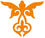 Казахский орнамент птица