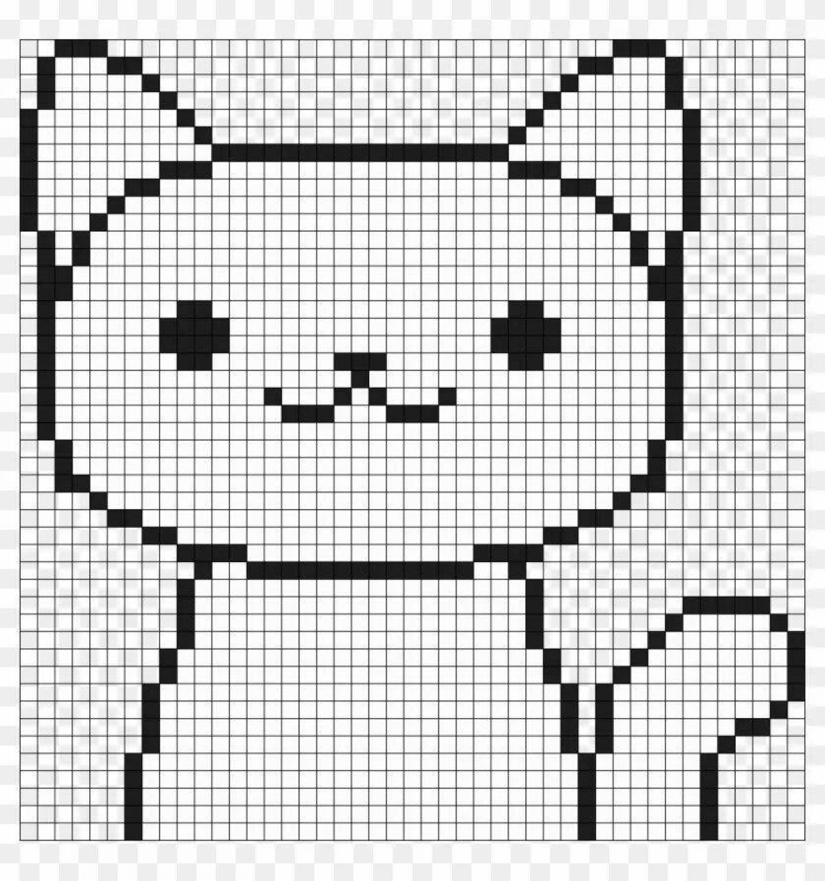 Рисунки по клеточкам 2024