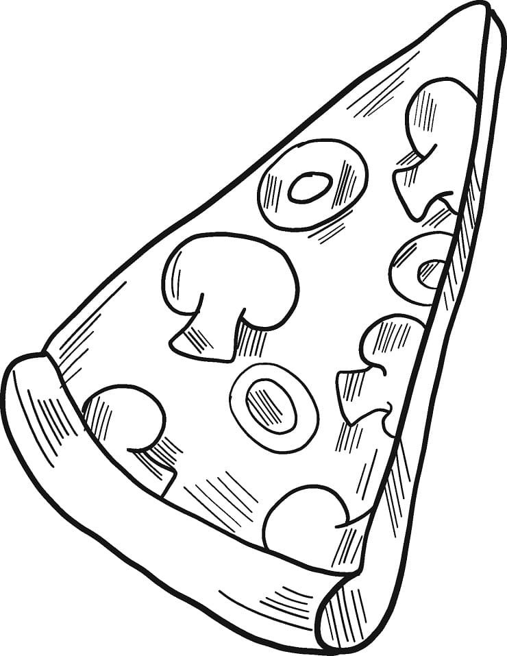 Раскраска пиццы Изображения – скачать бесплатно на Freepik