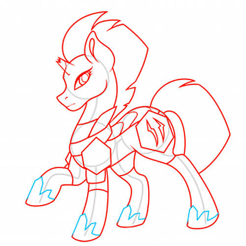 My little Pony буря раскраска
