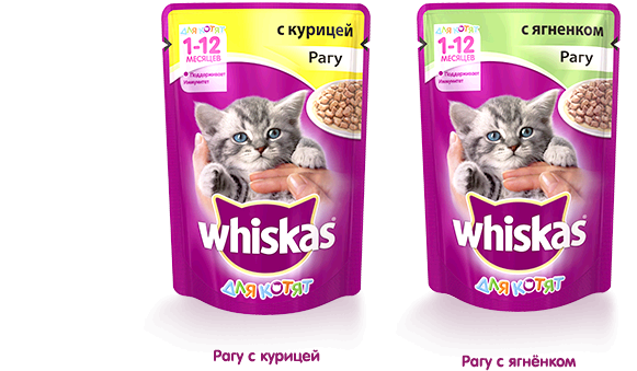 Whiskas пауч,85 гр.