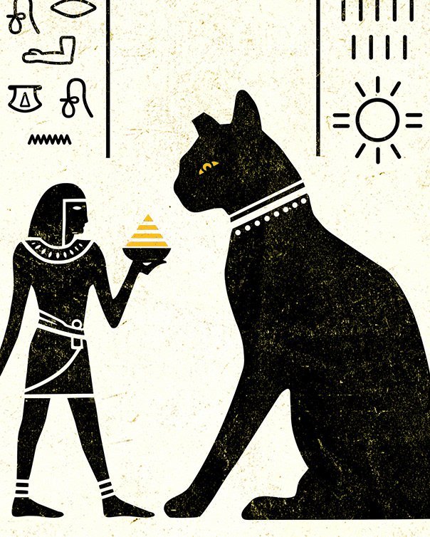 Раскраски анха египетская кошка (48 фото) » Картинки, раскраски и трафареты  для всех - Klev.CLUB