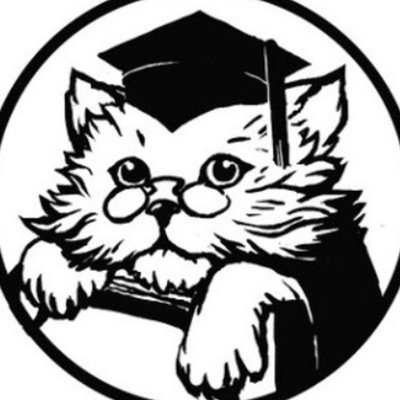 Кот ученый логотип