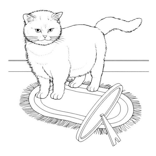 Раскраски коты доктора (45 фото)