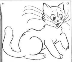 Раскраска. Котики