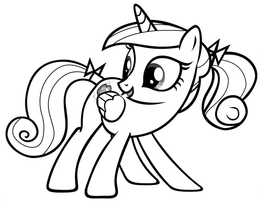 раскраски Маленький пони - My Little Pony раскраска