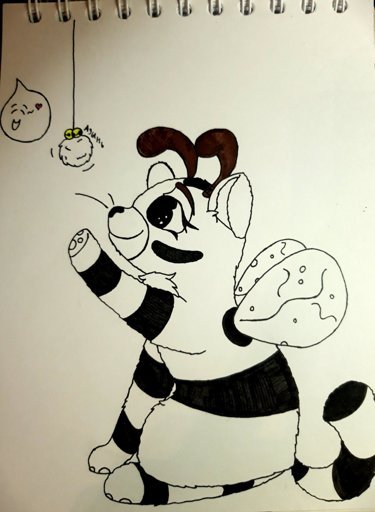 Раскраска Cat Bee