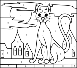 Кот Рудольф раскраска