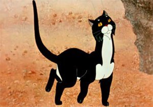 Кот который гуляет сам по себе рисунок
