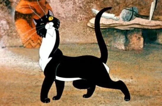 Кот который гулял сам по себе мультфильм