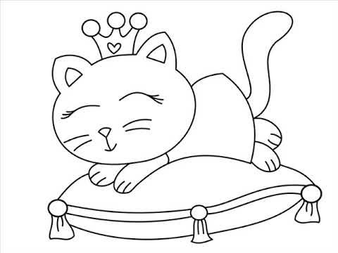 Раскраски подушка для кошки (41 фото)