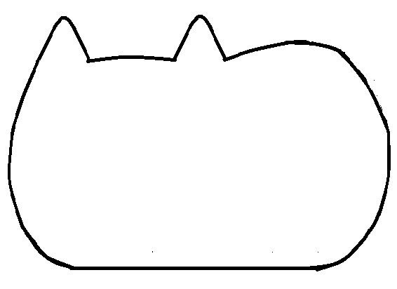 Выкройка кота Пушина