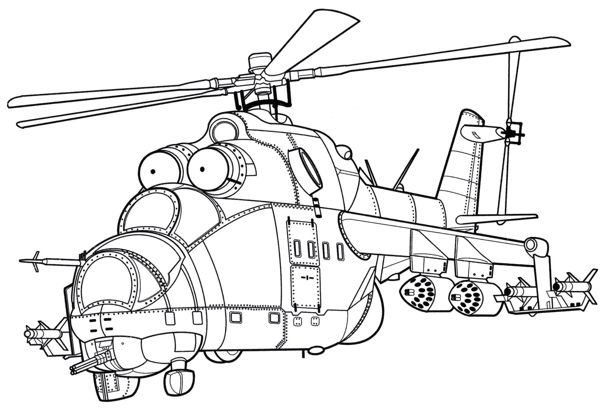 Вертолет поэтапное рисование - 90 фото
