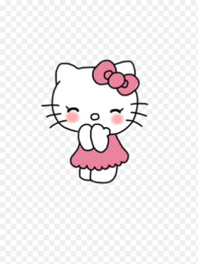 Hello Kitty смущается