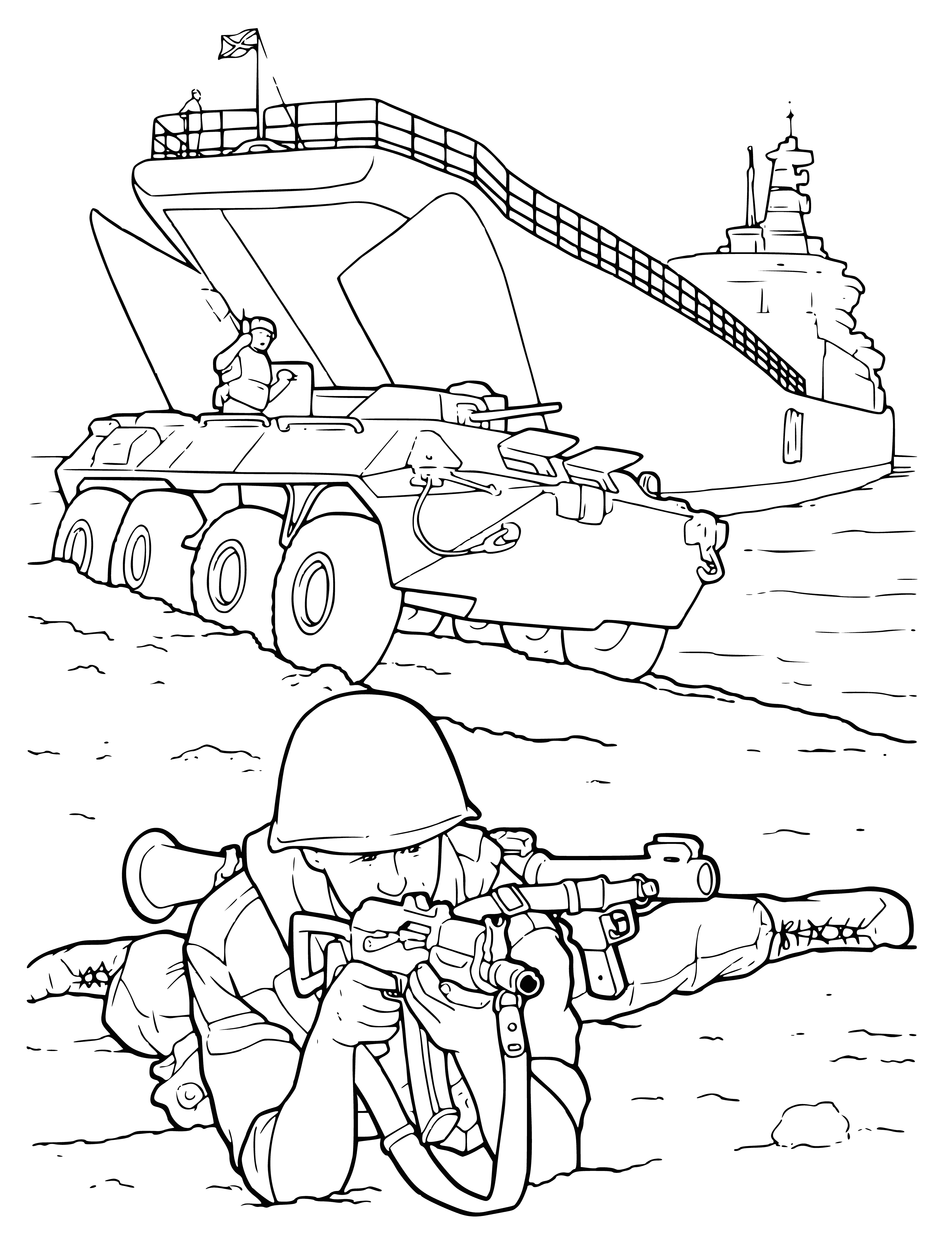 Рисунки на военную тематику