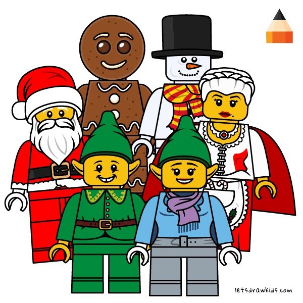 LEGO Minifigures Christmas