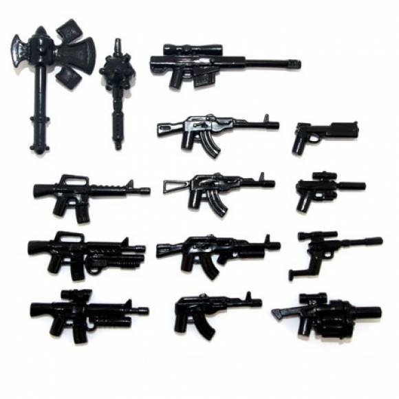 LEGO оружие BRICKARMS