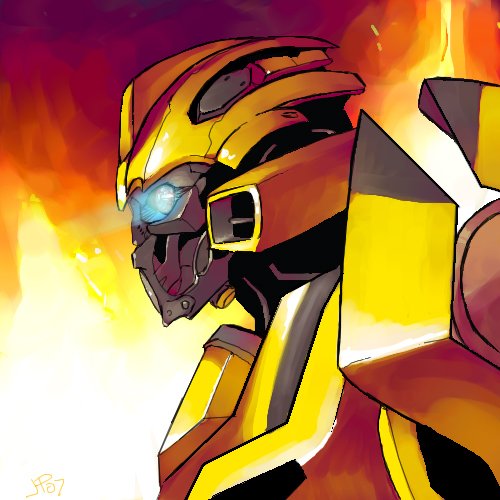 Transformers Бамблби Bumblebee Art